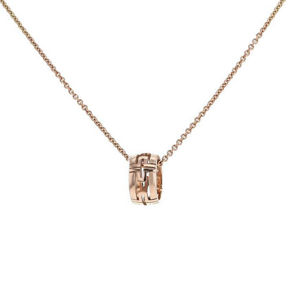 [Noble Jewelry]PARENTESI NECKLACE PINK GOLD