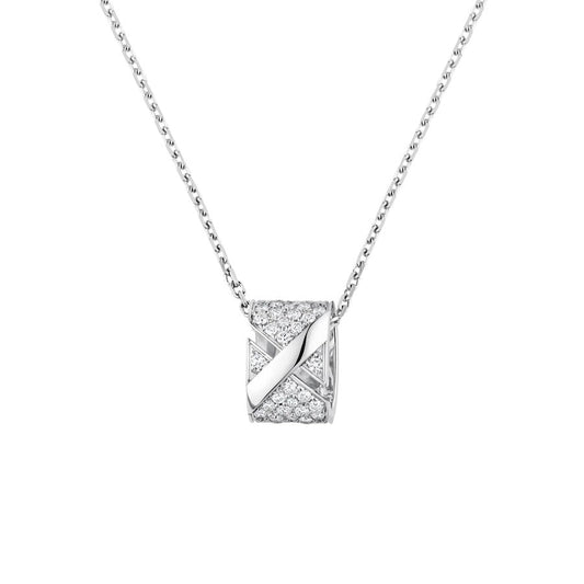 [Noble Jewelry]LIENS EVIDENCE DIAMOND PAVED NECKLACE