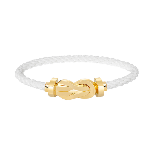 [Noble Jewelry]CHANCE LARGE 8 FIGURE BUCKLE NO DIAMOND BRACELET GOLD