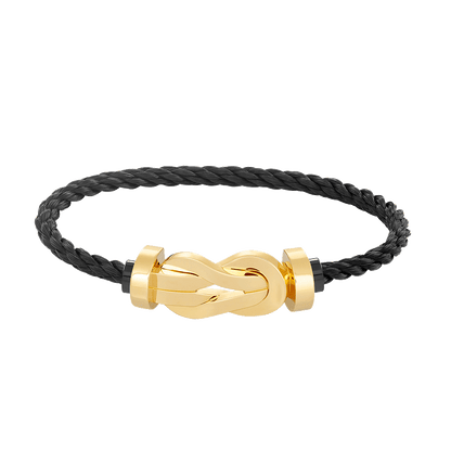 [Noble Jewelry]CHANCE LARGE 8 FIGURE BUCKLE NO DIAMOND BRACELET GOLD