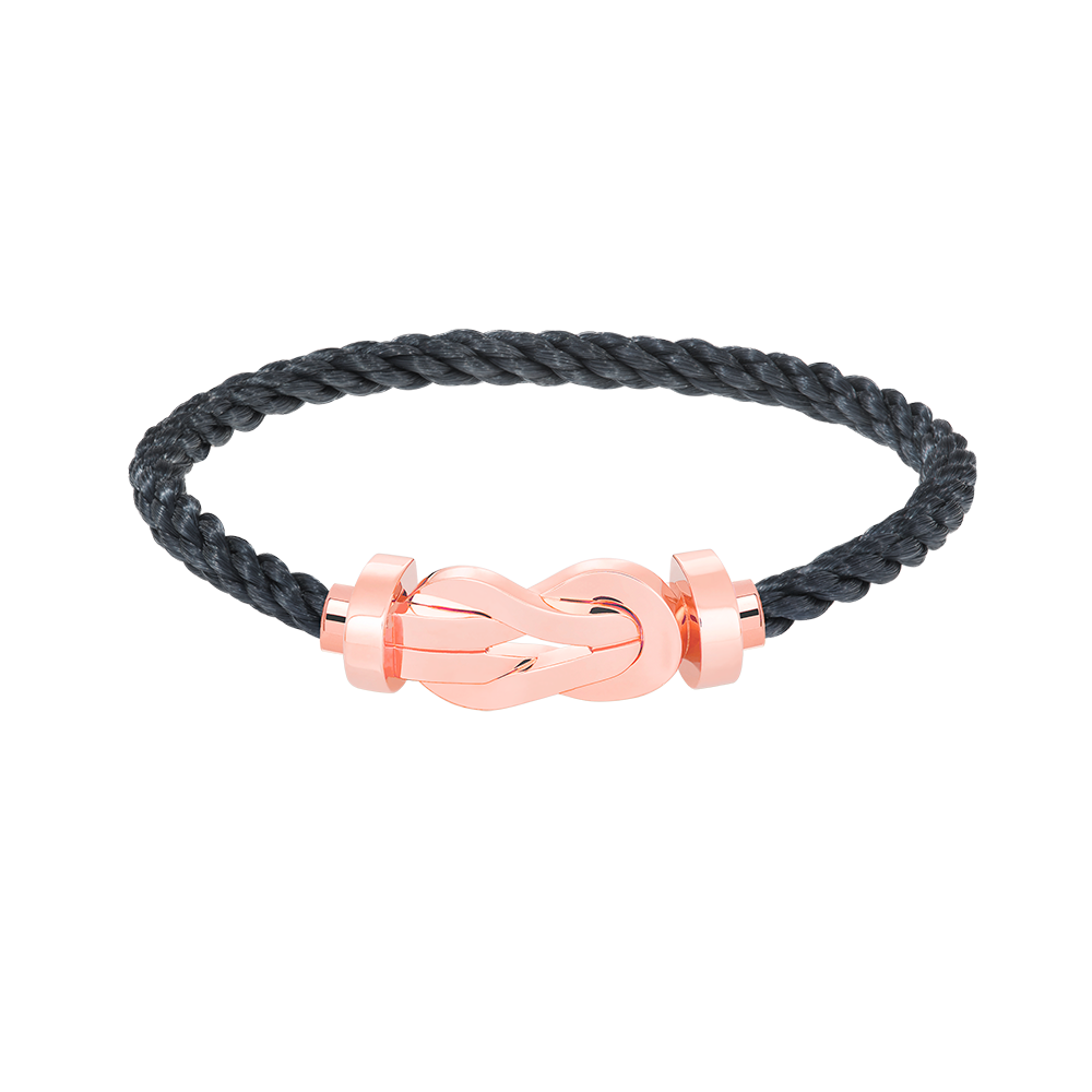 [Noble Jewelry]CHANCE LARGE 8 FIGURE BUCKLE NO DIAMOND BRACELET ROSE GOLD