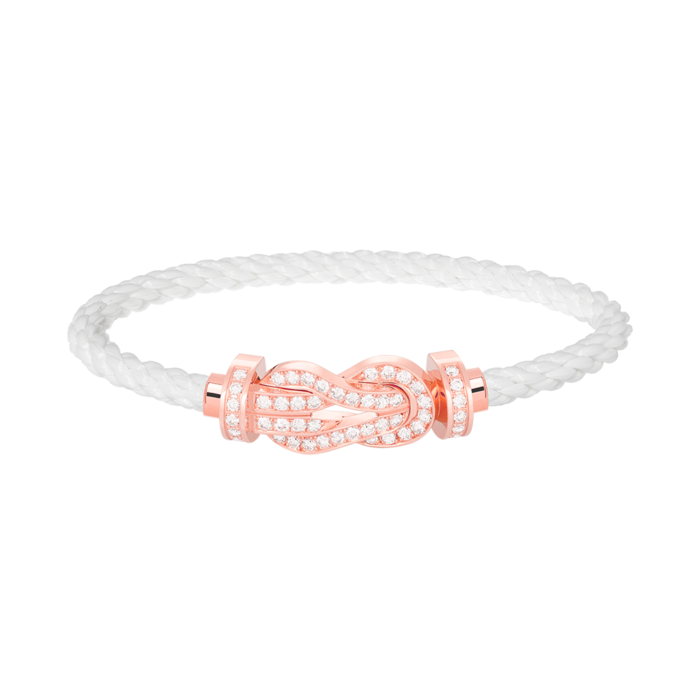 [Edler Schmuck] CHANCE GROSSES 8-FACH-ARMBAND MIT VOLLEN DIAMANTEN IN ROSÉGOLD