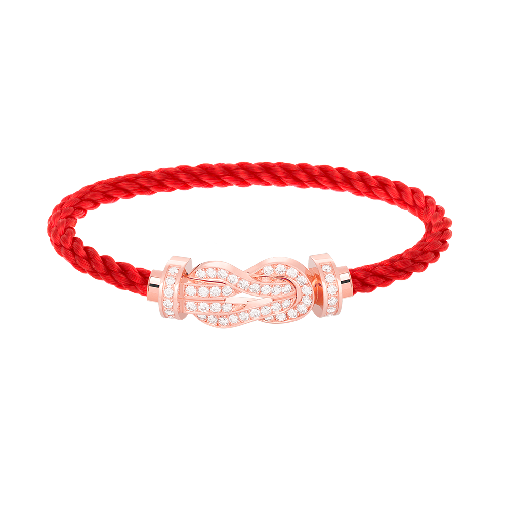 [Edler Schmuck] CHANCE GROSSES 8-FACH-ARMBAND MIT VOLLEN DIAMANTEN IN ROSÉGOLD