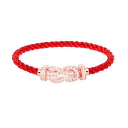 [Edler Schmuck] CHANCE GROSSES 8-FACH-ARMBAND MIT VOLLEN DIAMANTEN IN ROSÉGOLD