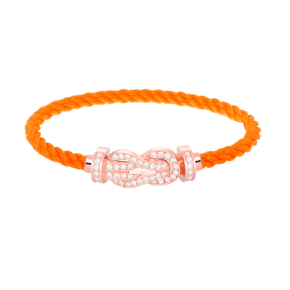 [Edler Schmuck] CHANCE GROSSES 8-FACH-ARMBAND MIT VOLLEN DIAMANTEN IN ROSÉGOLD