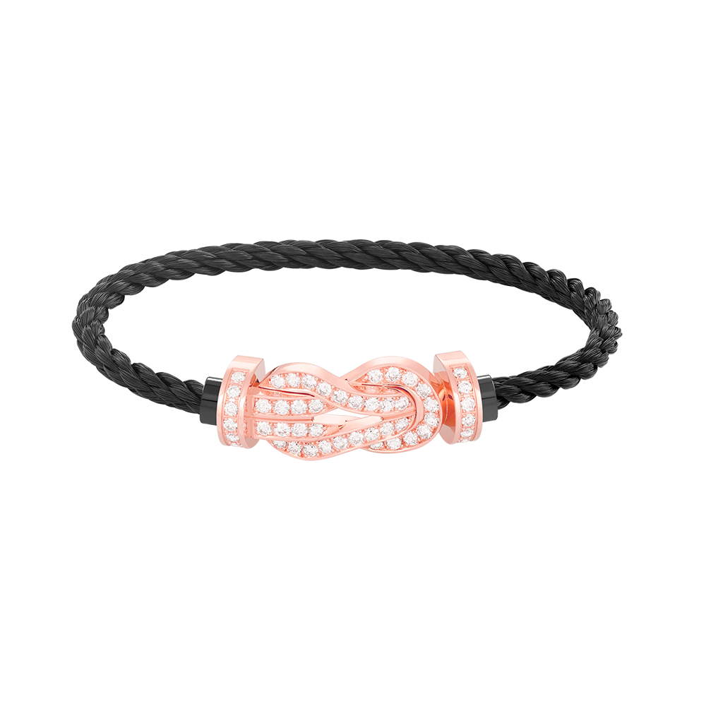 [Edler Schmuck] CHANCE GROSSES 8-FACH-ARMBAND MIT VOLLEN DIAMANTEN IN ROSÉGOLD