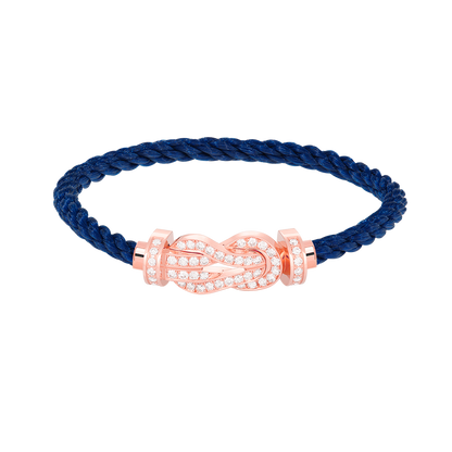 [Edler Schmuck] CHANCE GROSSES 8-FACH-ARMBAND MIT VOLLEN DIAMANTEN IN ROSÉGOLD