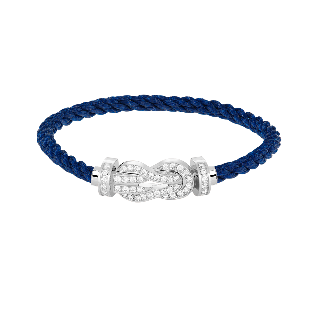 [Edler Schmuck] CHANCE GROSSES 8-FACH-ARMBAND MIT VOLLEN DIAMANTEN, SILBER