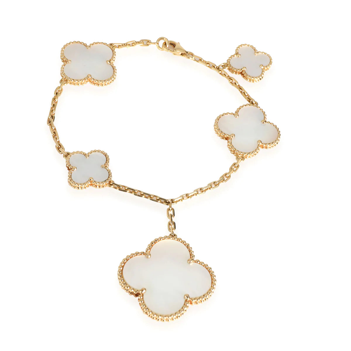 [Noble Jewelry]MAGIC CLOVER MOP GOLD BRACELET 5 MOTIFS