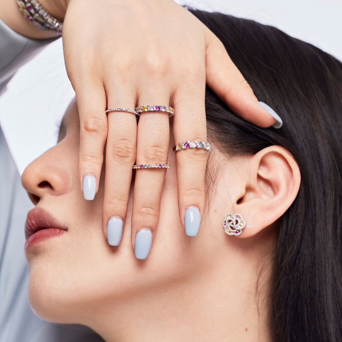 [Noble Jewelry]Delicate Vibrant Emerald Cut Daily Ring