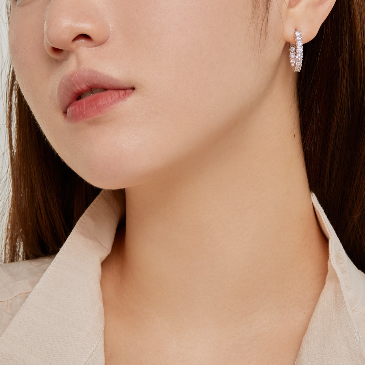 [Noble Jewelry]Unique Round Cut Daily Earrings