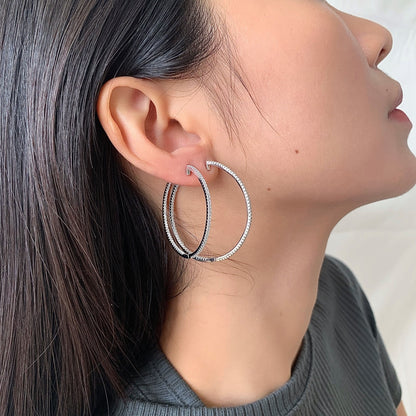 [Noble Jewelry]Popular Large Hoop Earrings