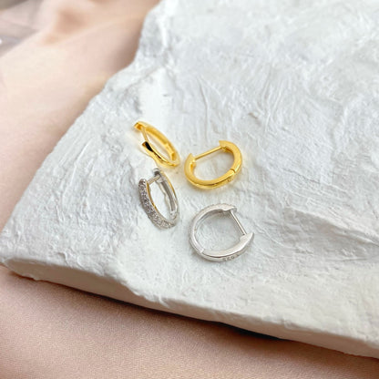 [Noble Jewelry]Circle Versatile Earrings