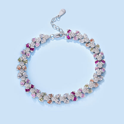 [Noble Jewelry]Dainty Exquisite Flower Shape Daily Bracelet