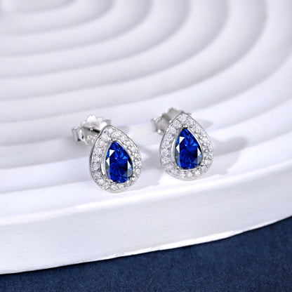 [Noble Jewelry]Luxurious Water Drop Shape Earrings