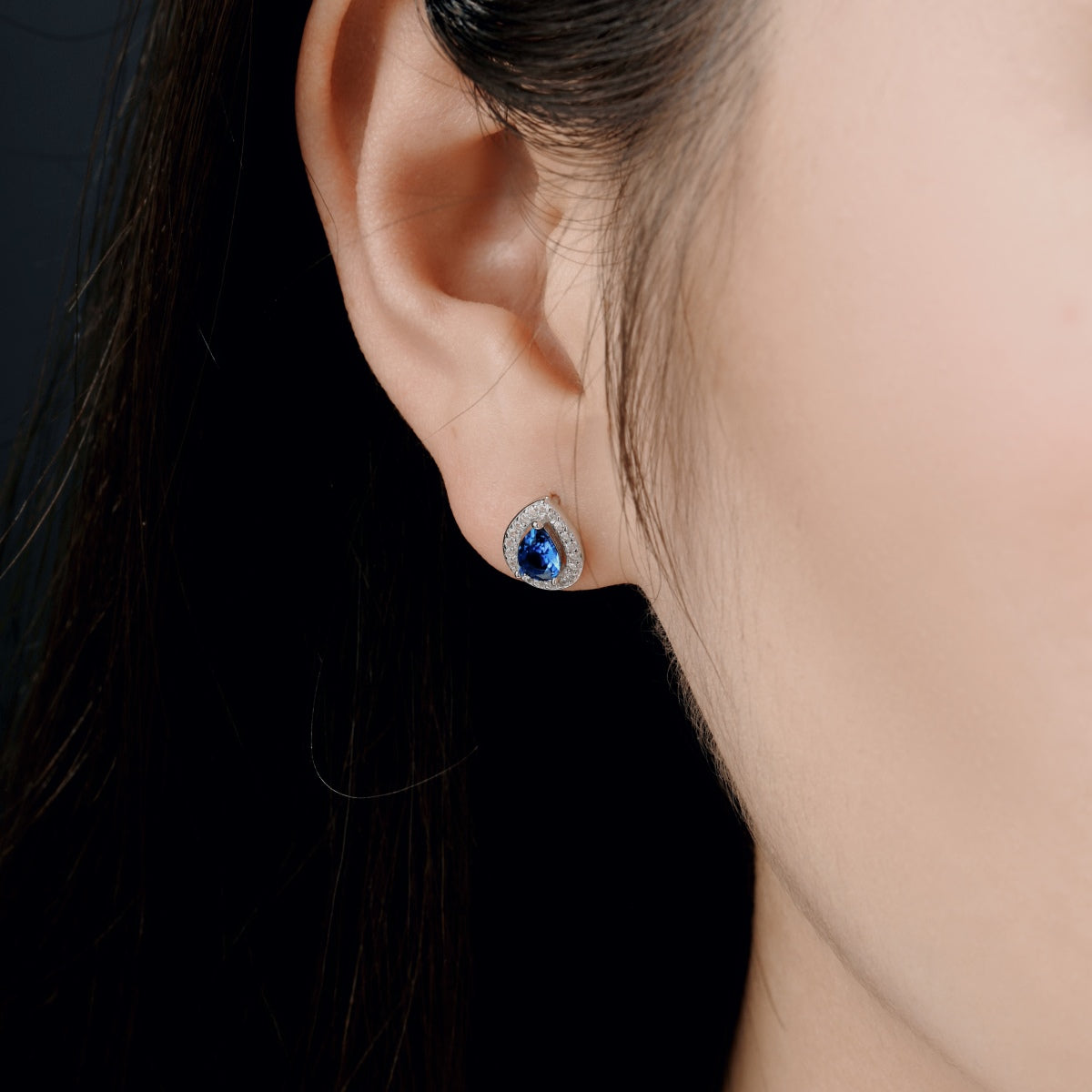 [Noble Jewelry]Luxurious Water Drop Shape Earrings