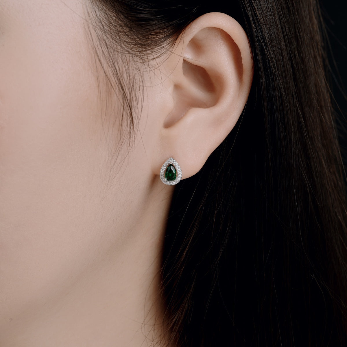 [Noble Jewelry]Luxurious Water Drop Shape Earrings