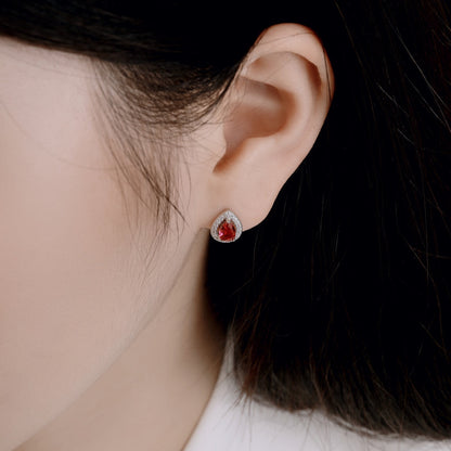 [Noble Jewelry]Luxurious Water Drop Shape Earrings