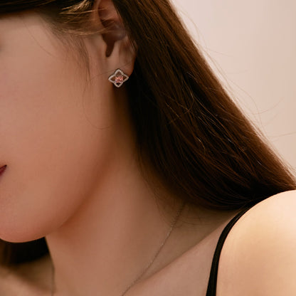 [Noble Jewelry]Elegant Star Shape Princess Cut Daily Earrings