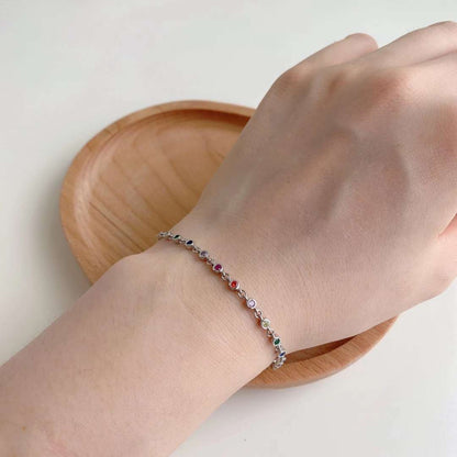 [Noble Jewelry]Colorful Bead Array Bracelet