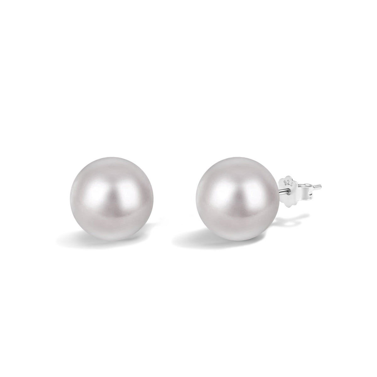 [Noble Jewelry]Delicate Pearl Earrings