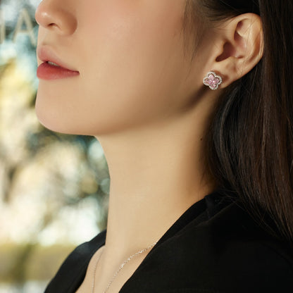 [Noble Jewelry]Lucky Four-Leaf Clover Exquisite Earrings