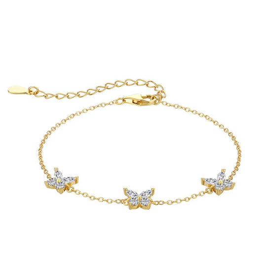 [Noble Jewelry]Radiant Butterfly Shape Necklace