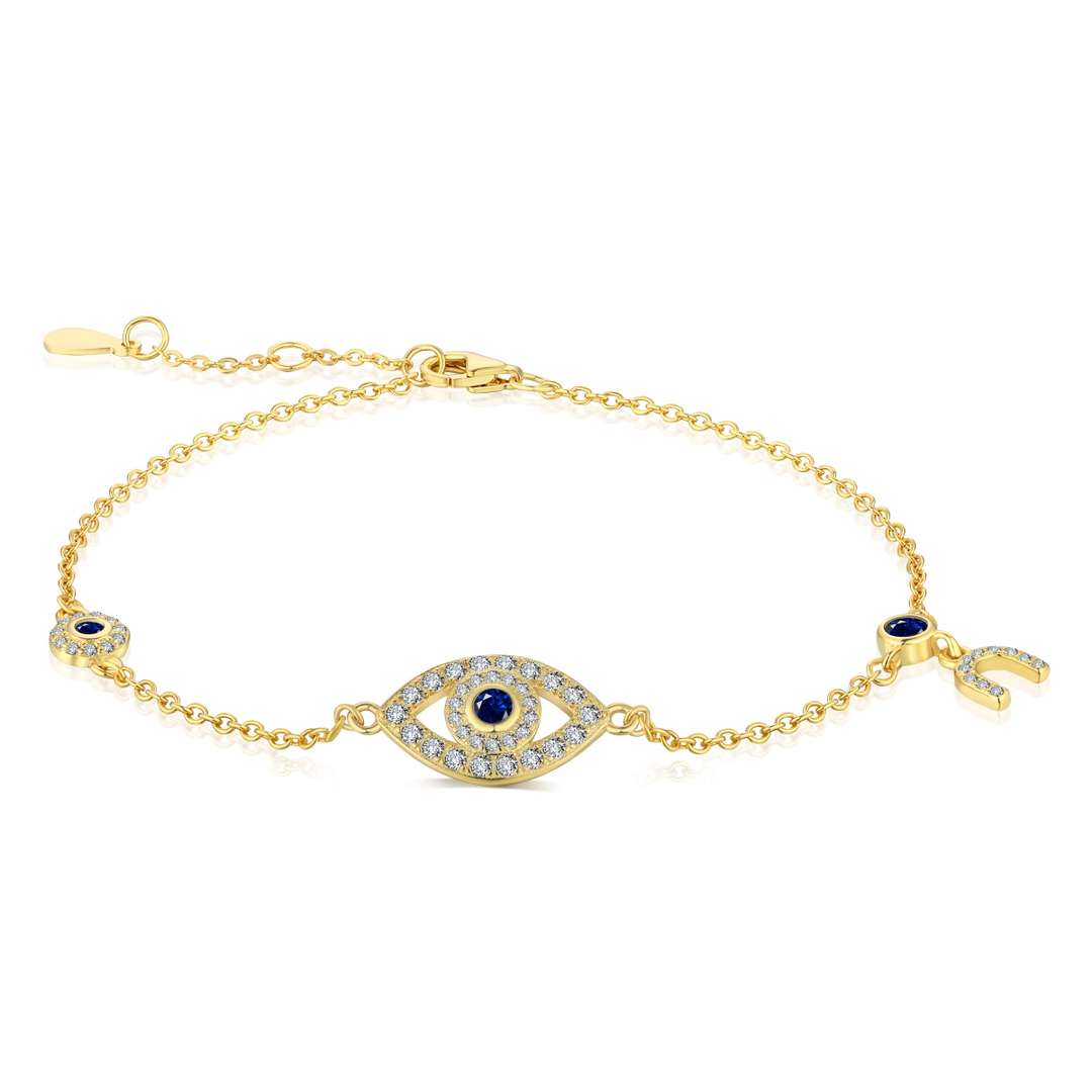 [Noble Jewelry]Dainty Eye Shape Necklace