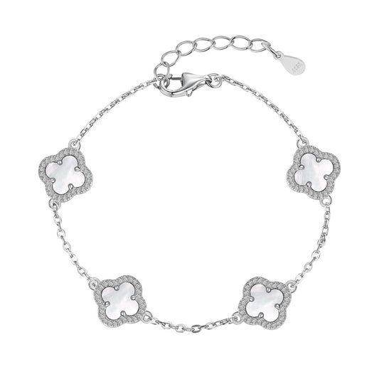 [Noble Jewelry]Four-Leaf Clover Exquisite Bracelet