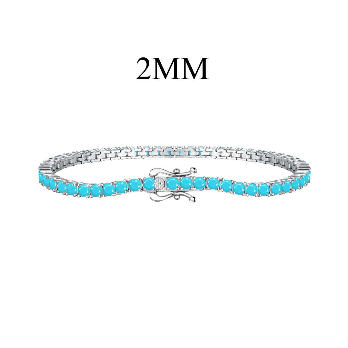 [Noble Jewelry]Dazzling Exquisite Round Cut Daily Bracelet