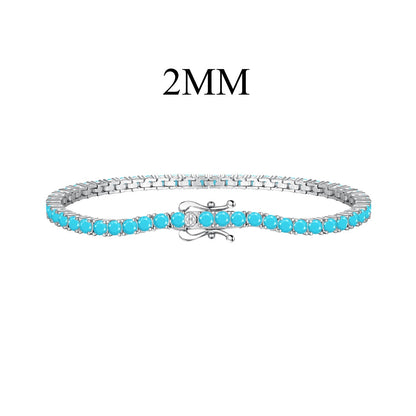 [Noble Jewelry]Dazzling Exquisite Round Cut Daily Bracelet