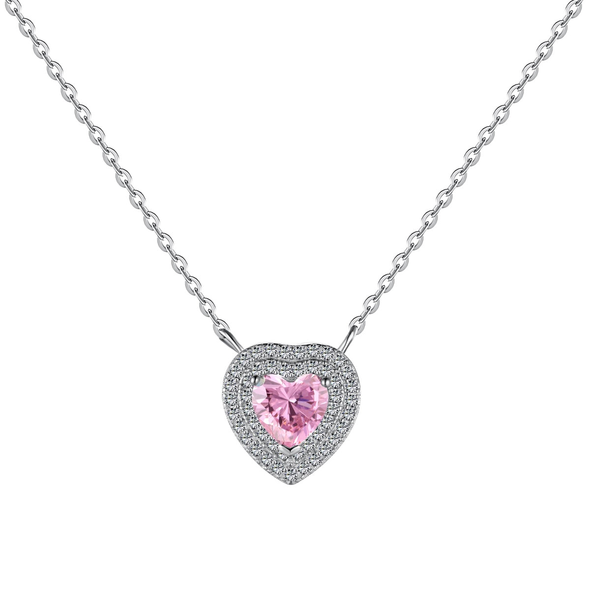 [Noble Jewelry]Exquisite Heart Shape Necklace