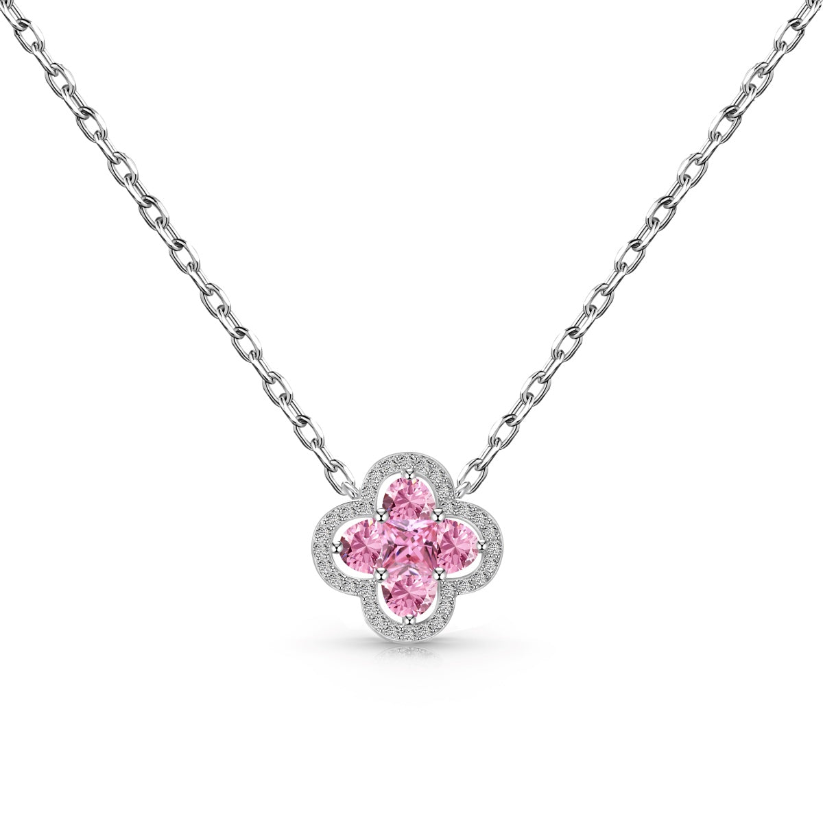 [Noble Jewelry]Spliced Lucky Four-Leaf Clover Versatile Necklace