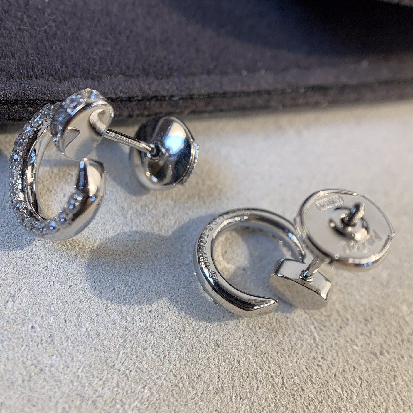 [Noble Jewelry]JUSTE EARRINGS SILVER DIAMONDS