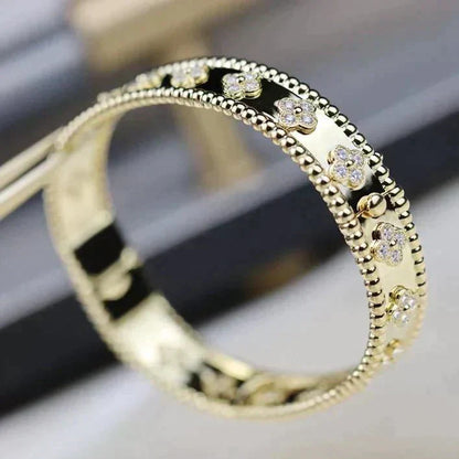 [Noble Jewelry]CLOVER BRACELET 8MM DIAMONDS