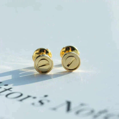 [Noble Jewelry]LOVE EARRINGS GOLD 10MM