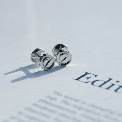 [Noble Jewelry]LOVE EARRINGS SILVER 10MM