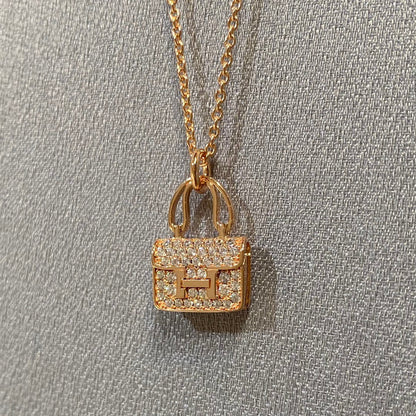 [Noble Jewelry]CONSTANCE PEDANT DIAMOND NECKLACE