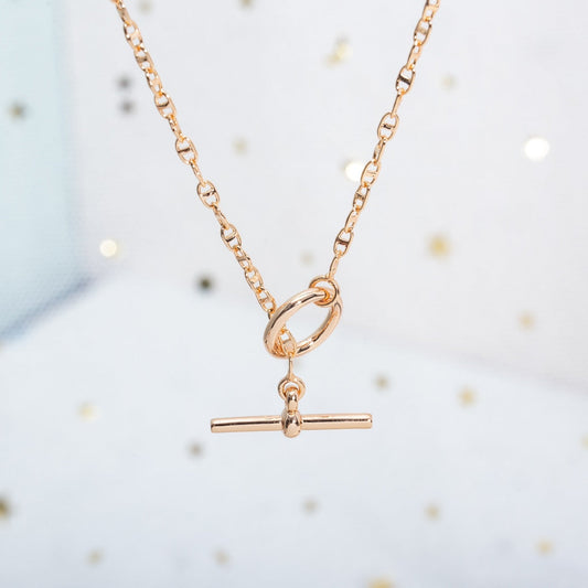 [Noble Jewelry]ECHAPPEE NECKLACE PINK GOLD