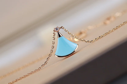 [Noble Jewelry]DREAM NECKLACE TURQUOISE PINK GOLD