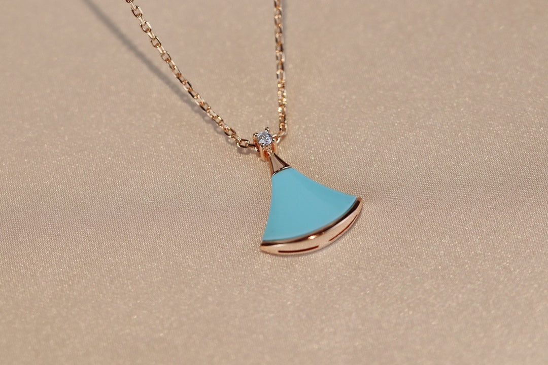 [Noble Jewelry]DREAM NECKLACE TURQUOISE PINK GOLD