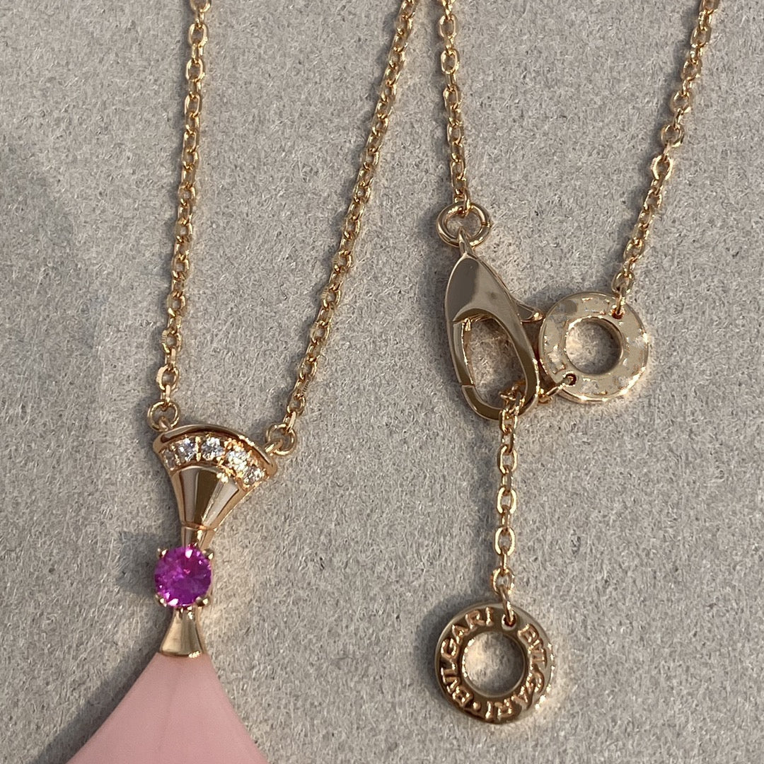 [Noble Jewelry]DREAM NECKLACE PINK OPAL