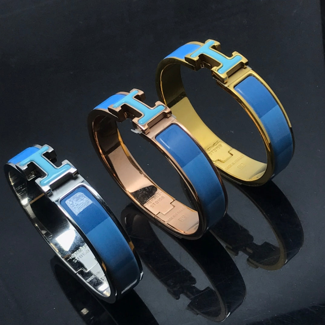 [Edler Schmuck]H ARMBAND BLAU REGENBOGEN KERAMIK