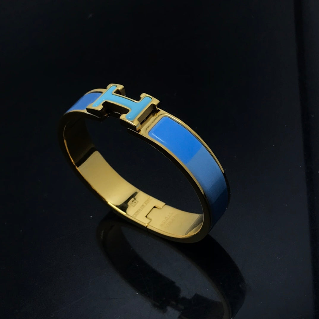 [Noble Jewelry]H BRACELET BLUE RAINBOW CERAMIC