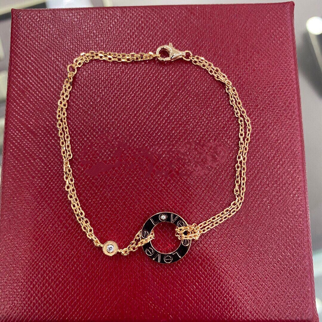 [Noble Jewelry]LOVE BRACELET 2 DIAMOND