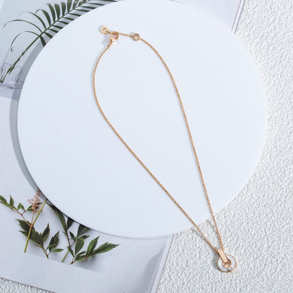 [Noble Jewelry]GARI NECKLACE PINK GOLD MOP