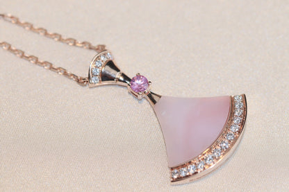 [Noble Jewelry]DREAM NECKLACE PINK MOP DIAMOND