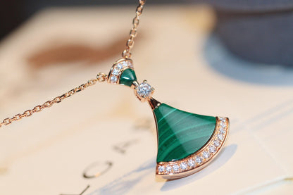 [Noble Jewelry]DREAM NECKLACE MALACHITE DIAMOND