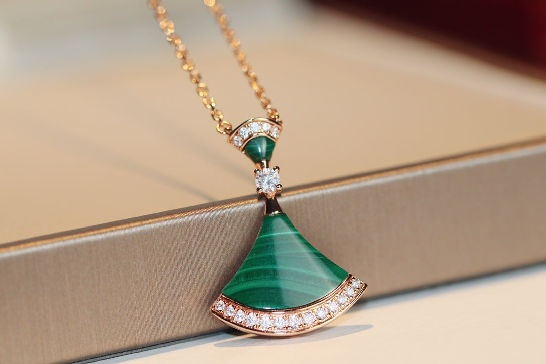 [Noble Jewelry]DREAM NECKLACE MALACHITE DIAMOND