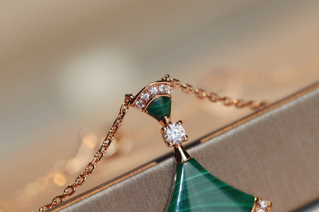 [Noble Jewelry]DREAM NECKLACE MALACHITE DIAMOND